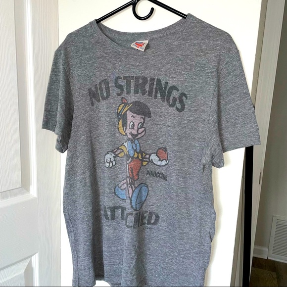 Junk Food Graphic Tee in Grey. No Strings Attached - Picture 1 of 6